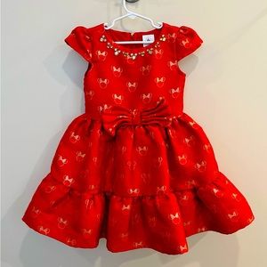 Minnie Mouse Holiday Dress Size 5/6